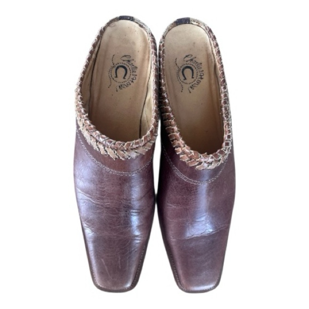 Charlie 1 Horse Kim Western Cowgirl Slip On Mule Size 9.5B